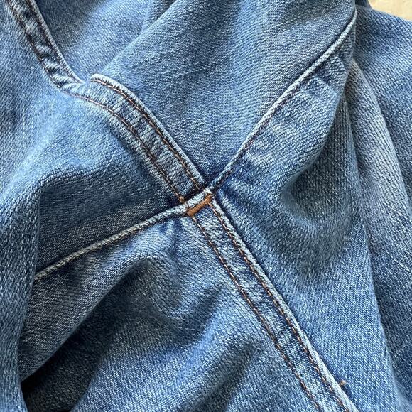 Madewell Jeans Cali Demi-Boot Kick Flare Crop Fleetwood Medium Blue Women's 27 - Picture 7 of 13